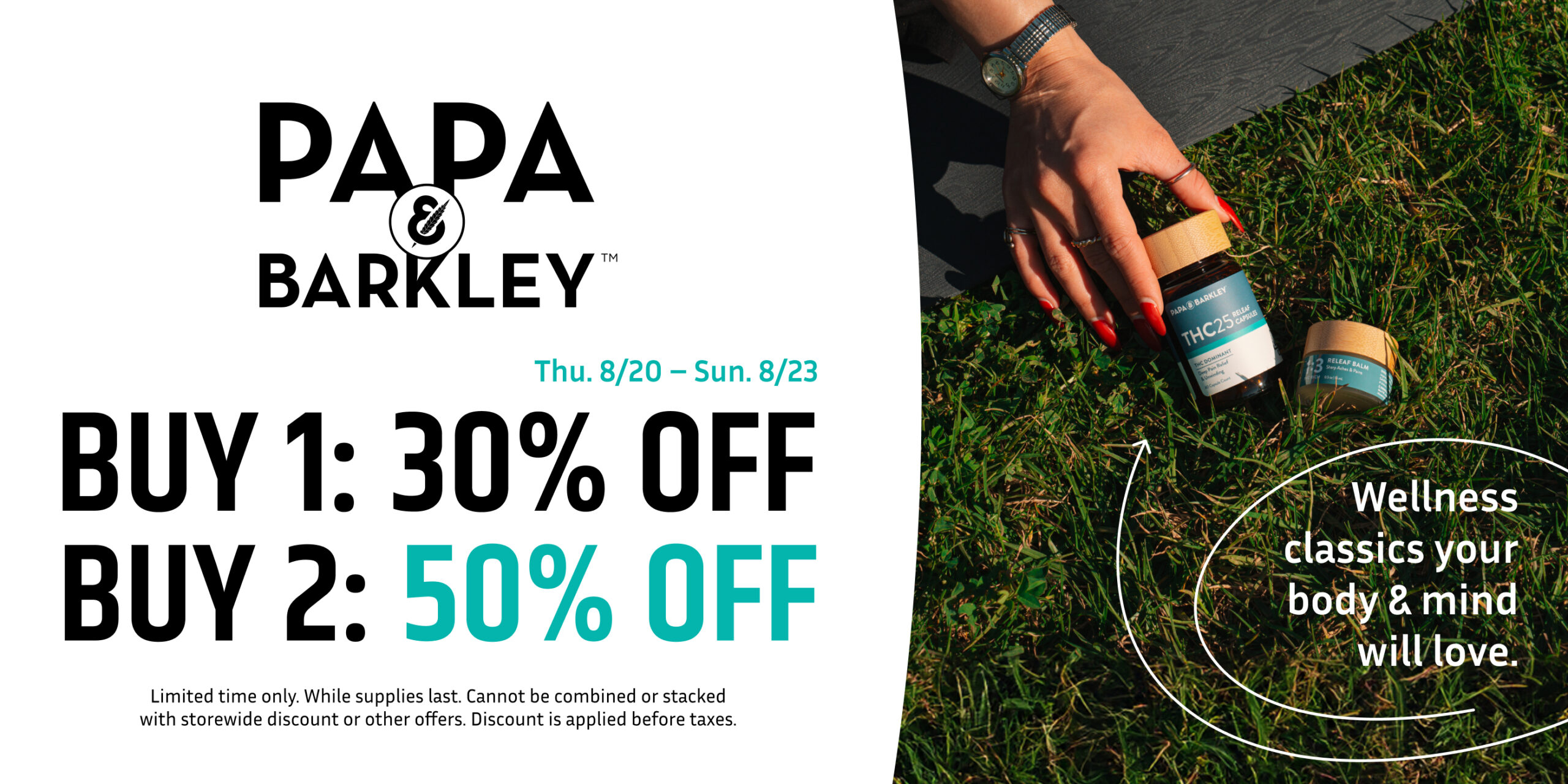 50% Off Papa & Barkley