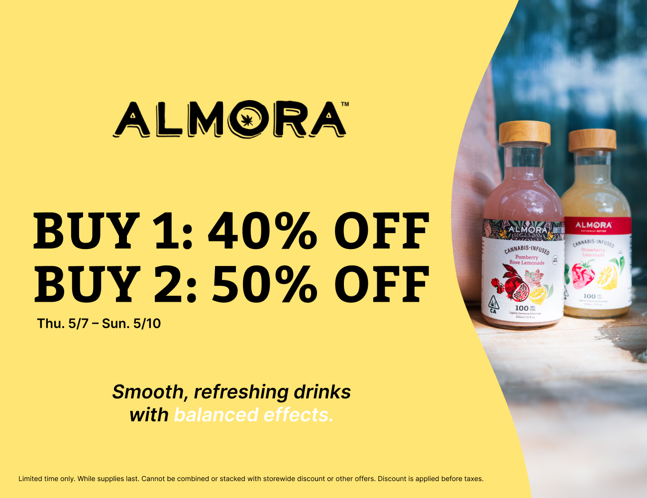 50% Off Almora Beverages
