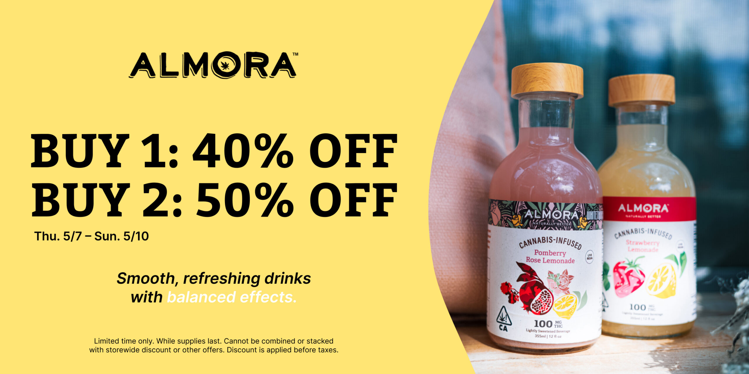 50% Off Almora Beverages