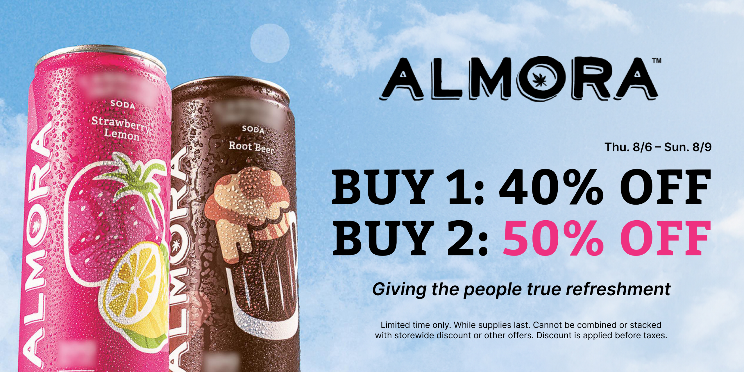 50% Off Almora Beverages