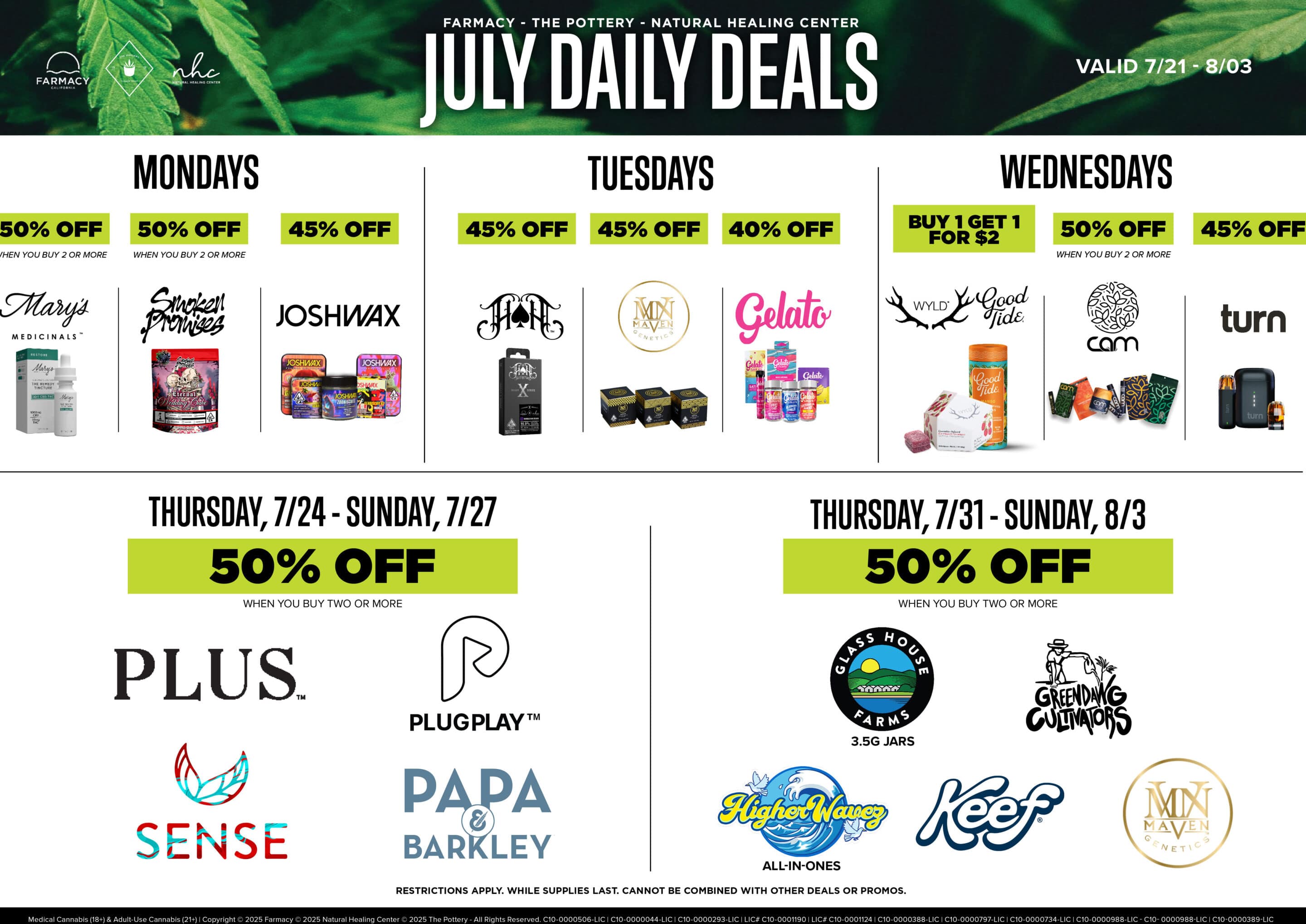 2 Week Promo Calendar