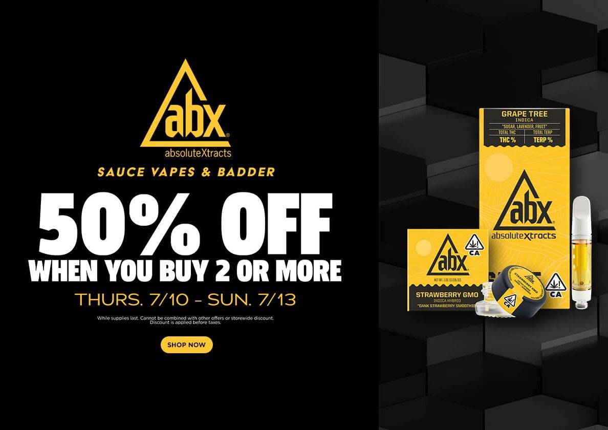 50% Off ABX Sauce Vapes & Badder