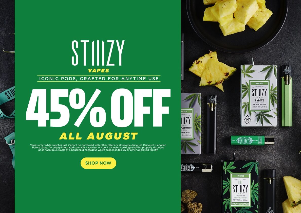 45% Off STIIIZY Vapes