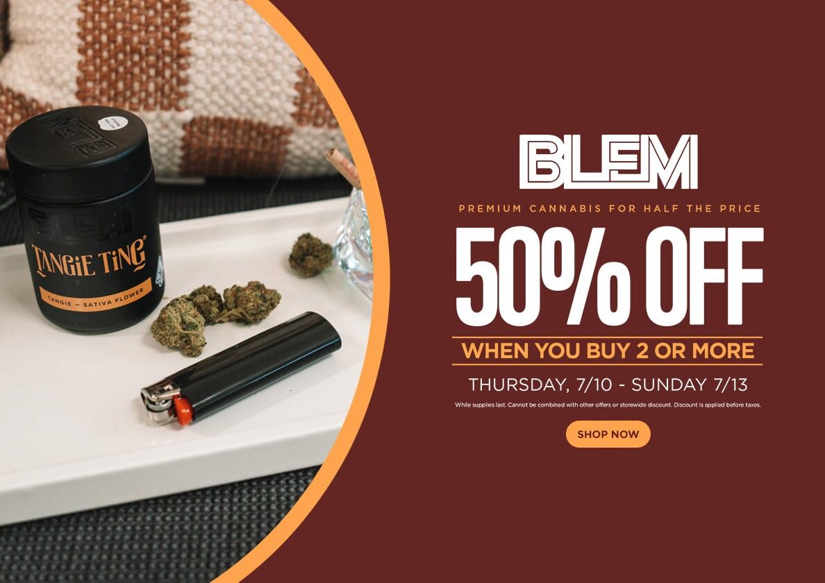 50% Off BLEM