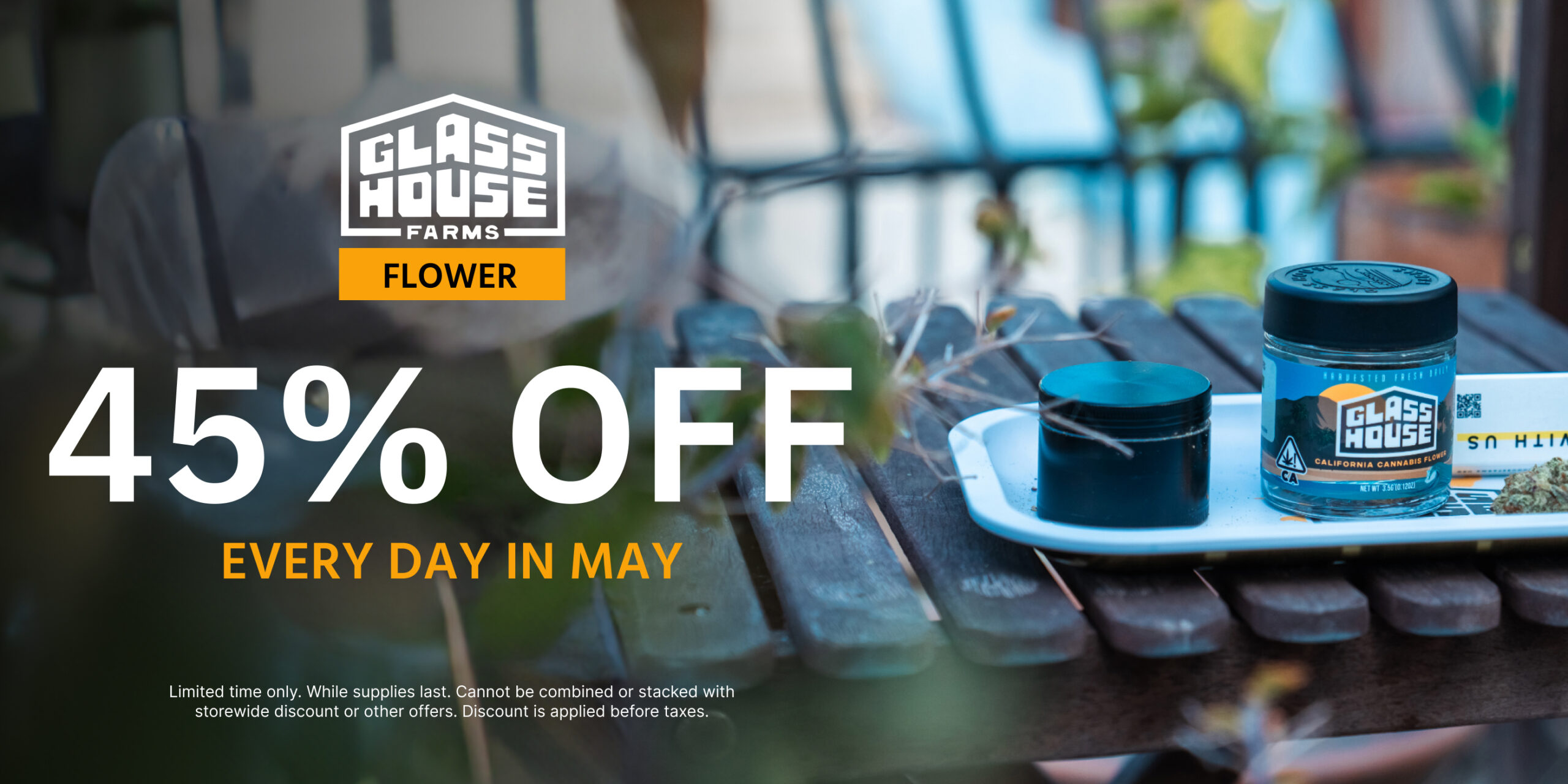 45% Off Glass House Farms Flower