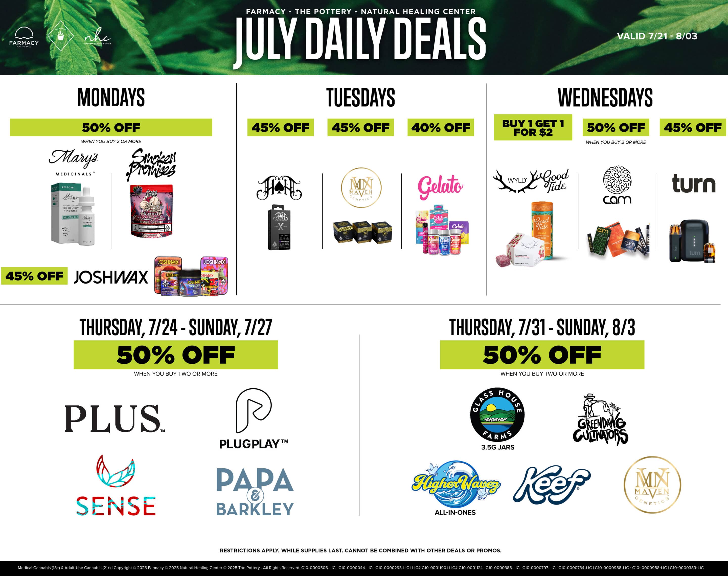 2 Week Promo Calendar
