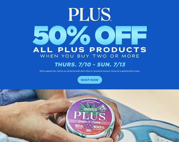 50% Off PLUS Products