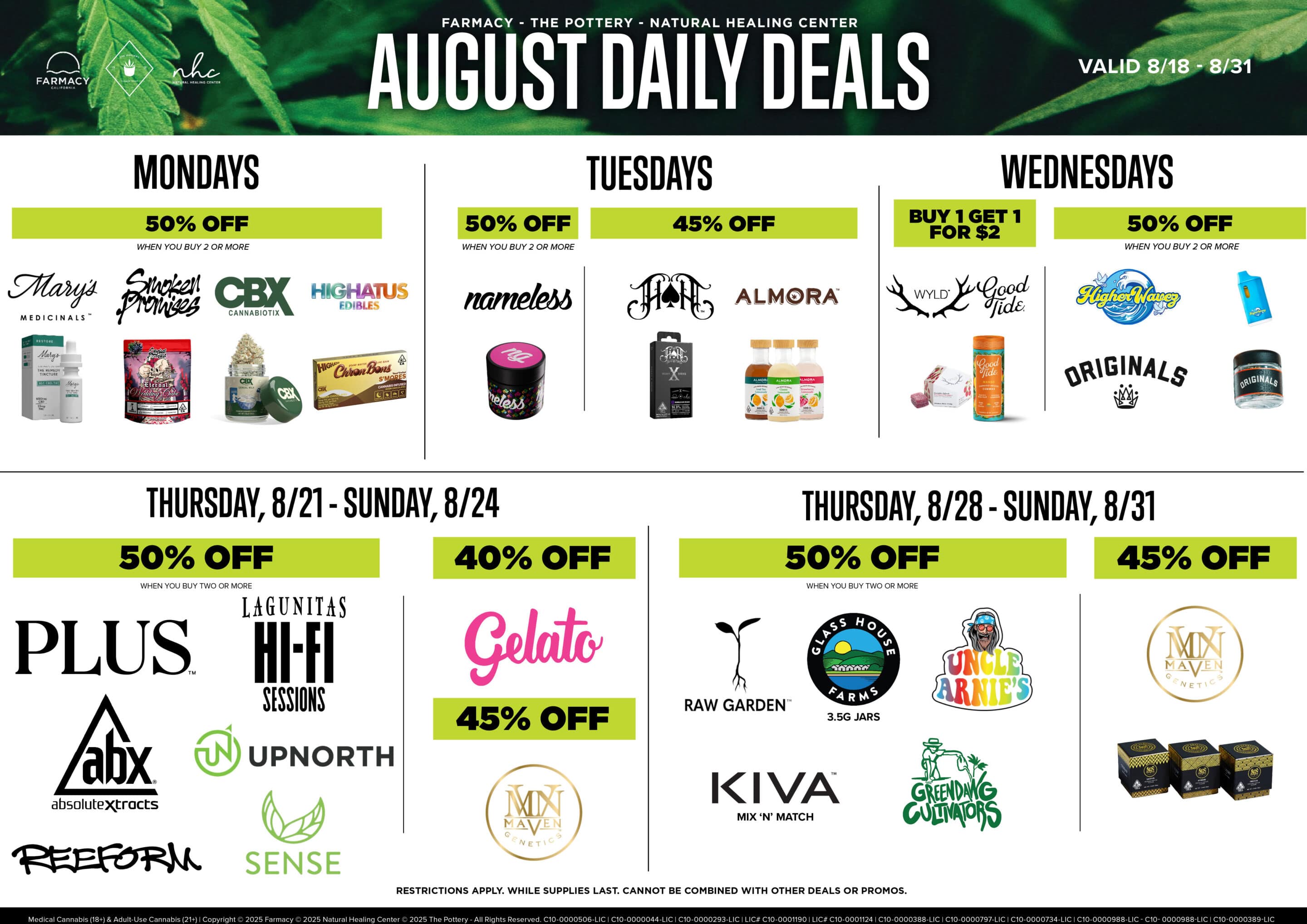 2 Week Promo Calendar