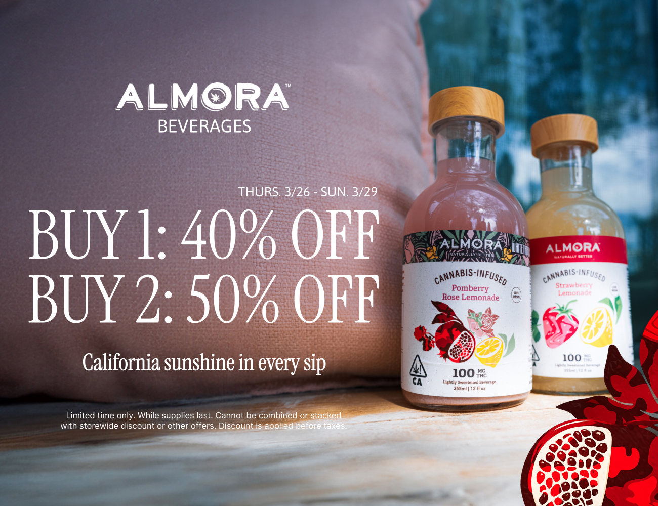 50% Off Almora Beverages