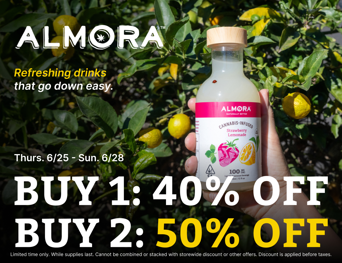 50% Off Almora Beverages