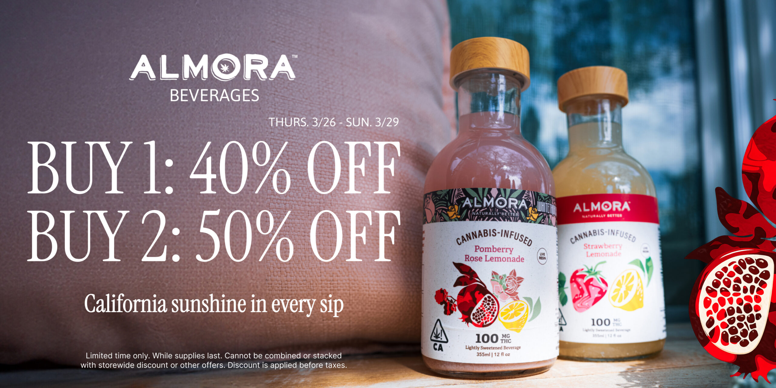 50% Off Almora Beverages