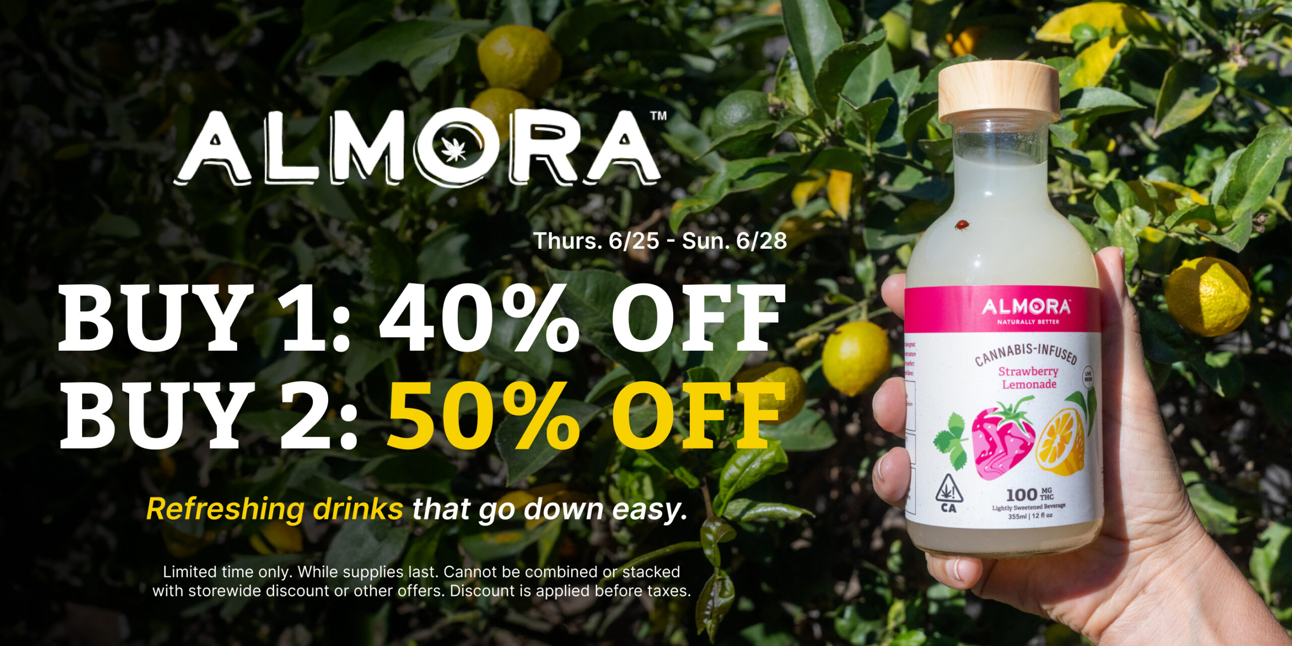50% Off Almora Beverages