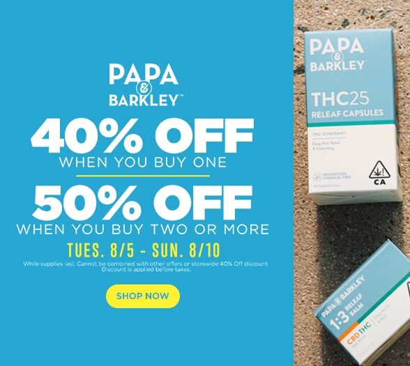 50% Off Papa & Barkley