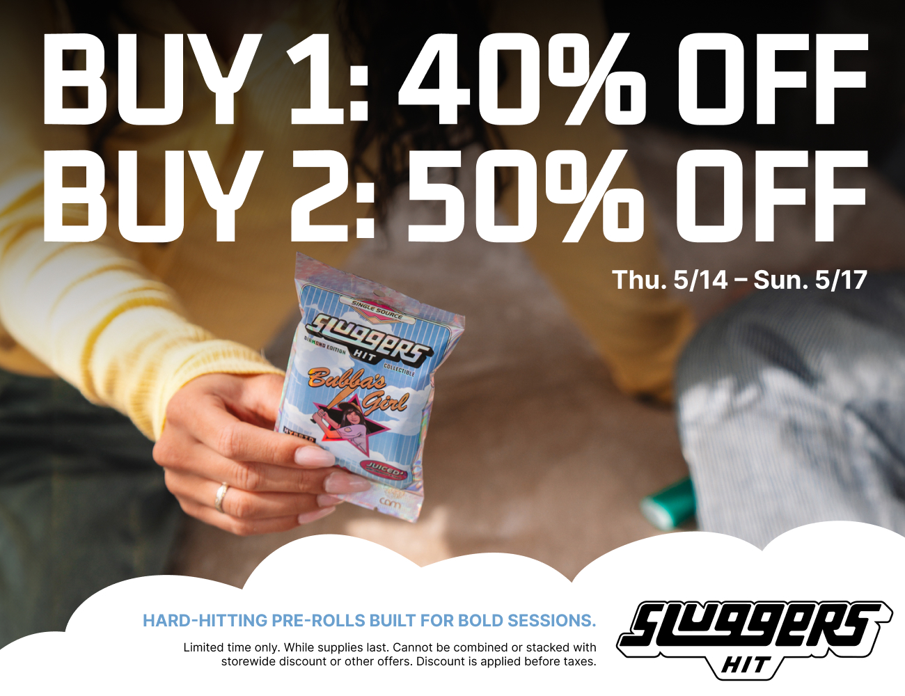 50% Off Sluggers