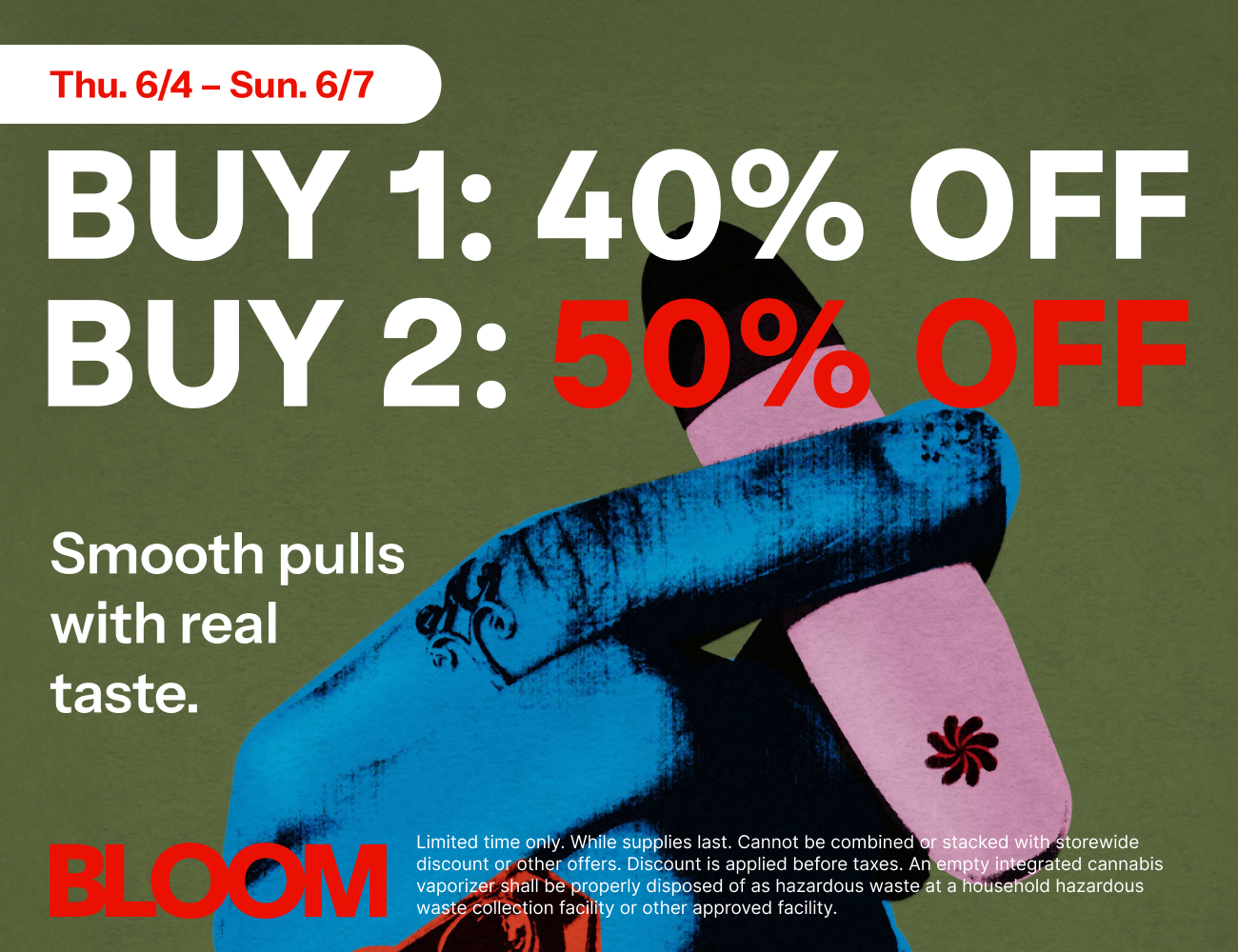 50% Off Bloom