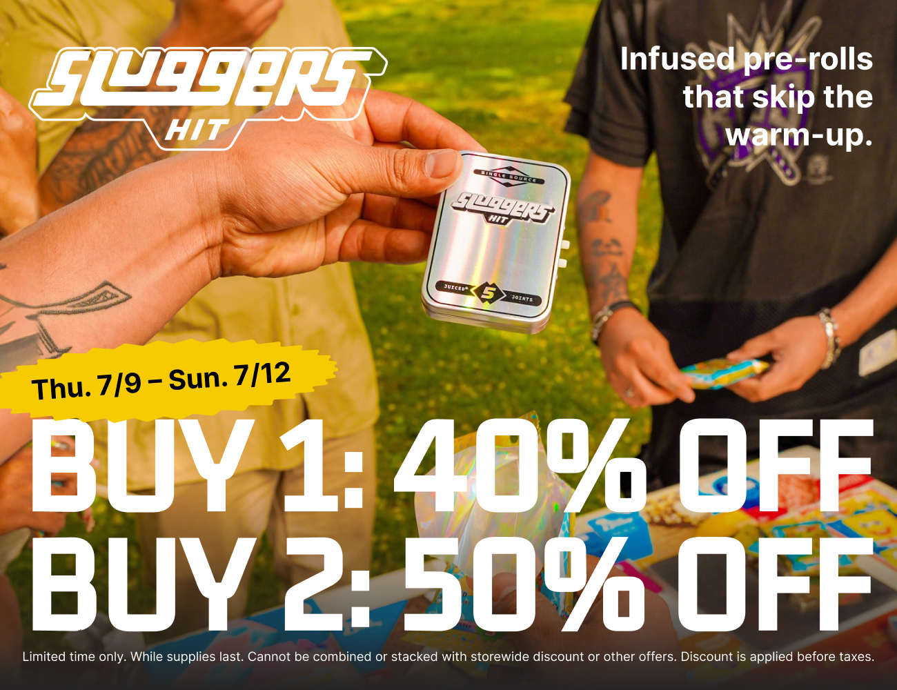 50% Off Sluggers