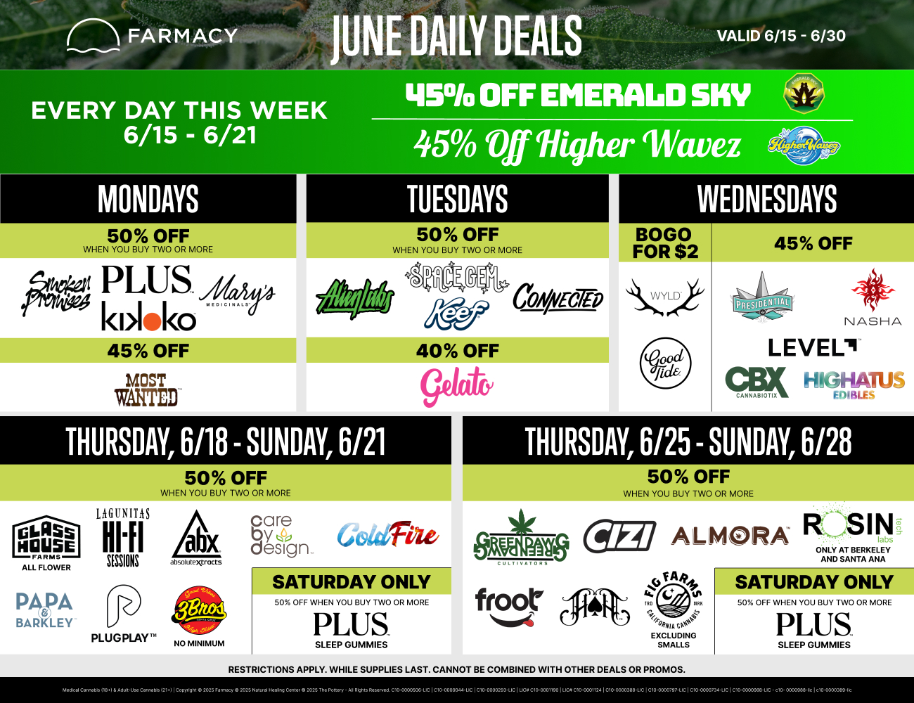 2 Week Promo Calendar