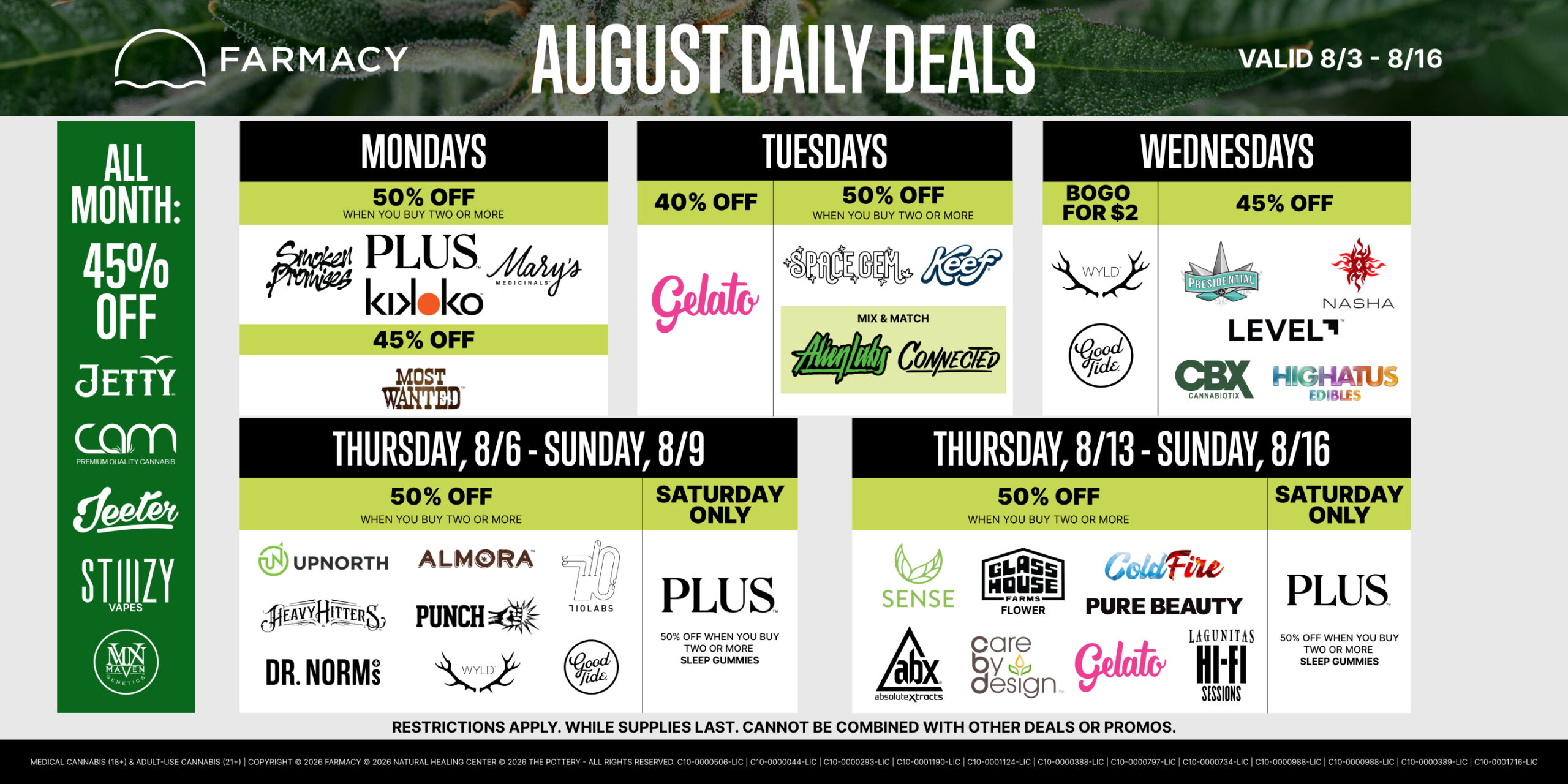 2 Week Promo Calendar