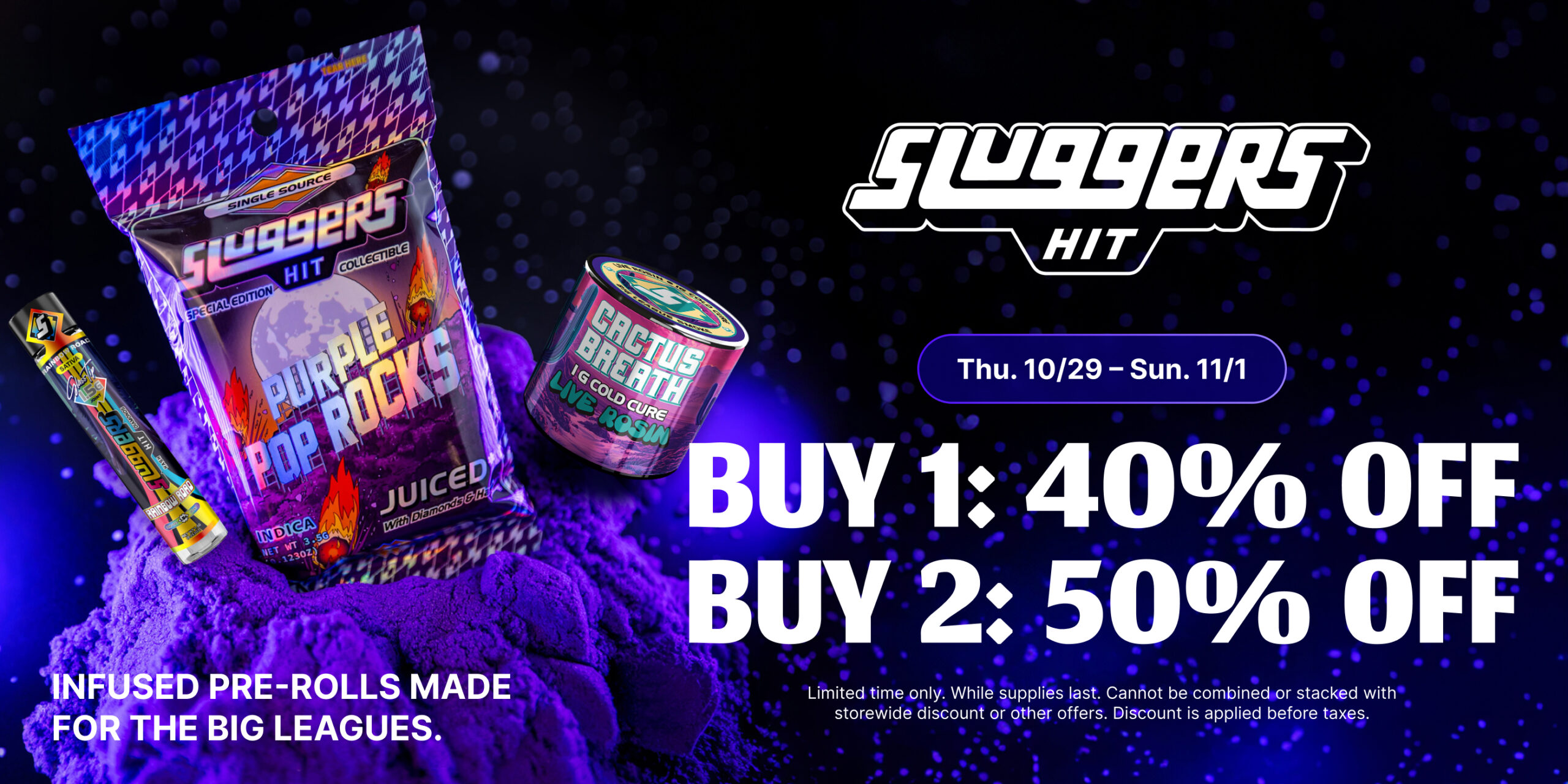 50% Off Sluggers