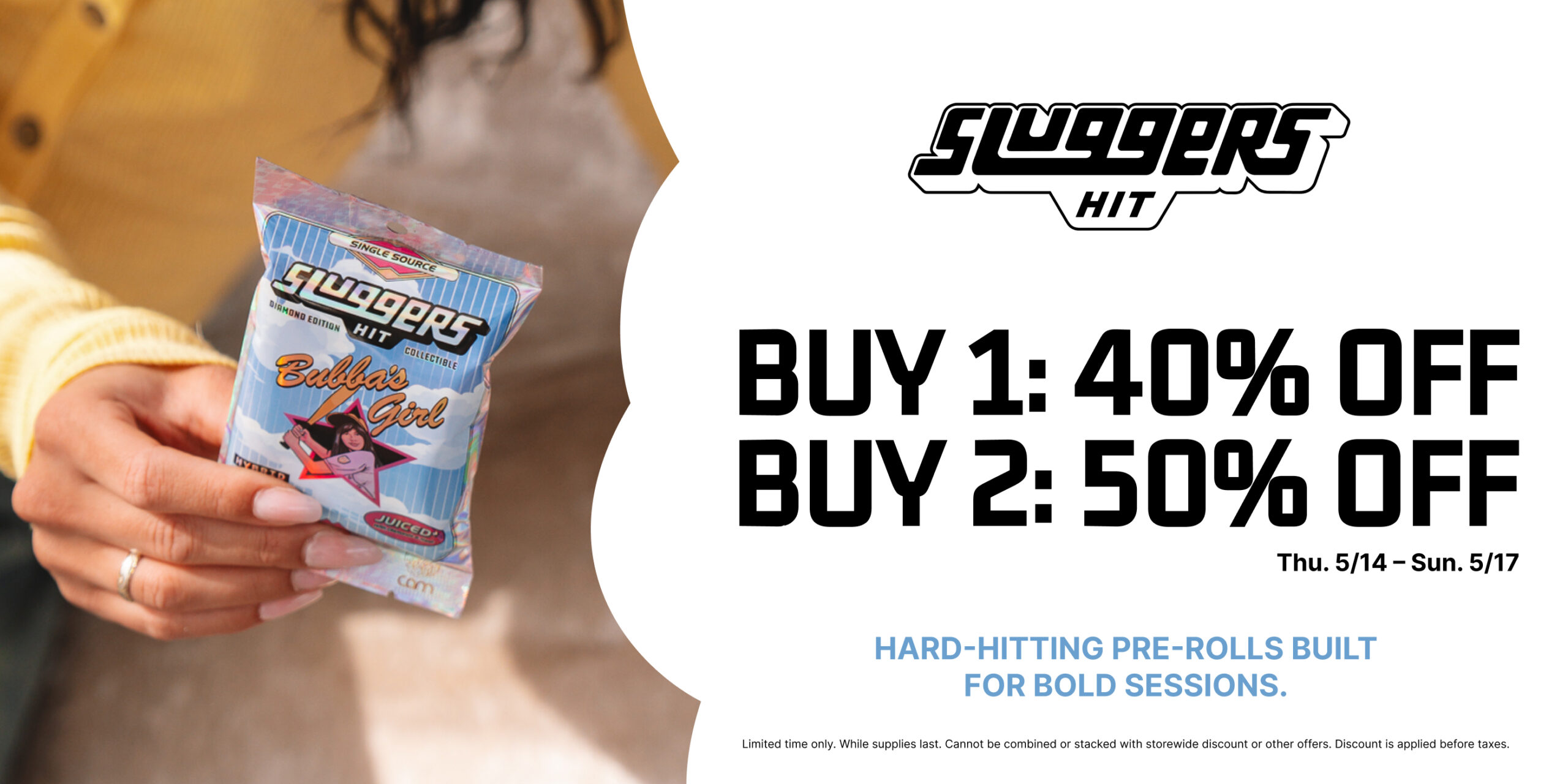 50% Off Sluggers