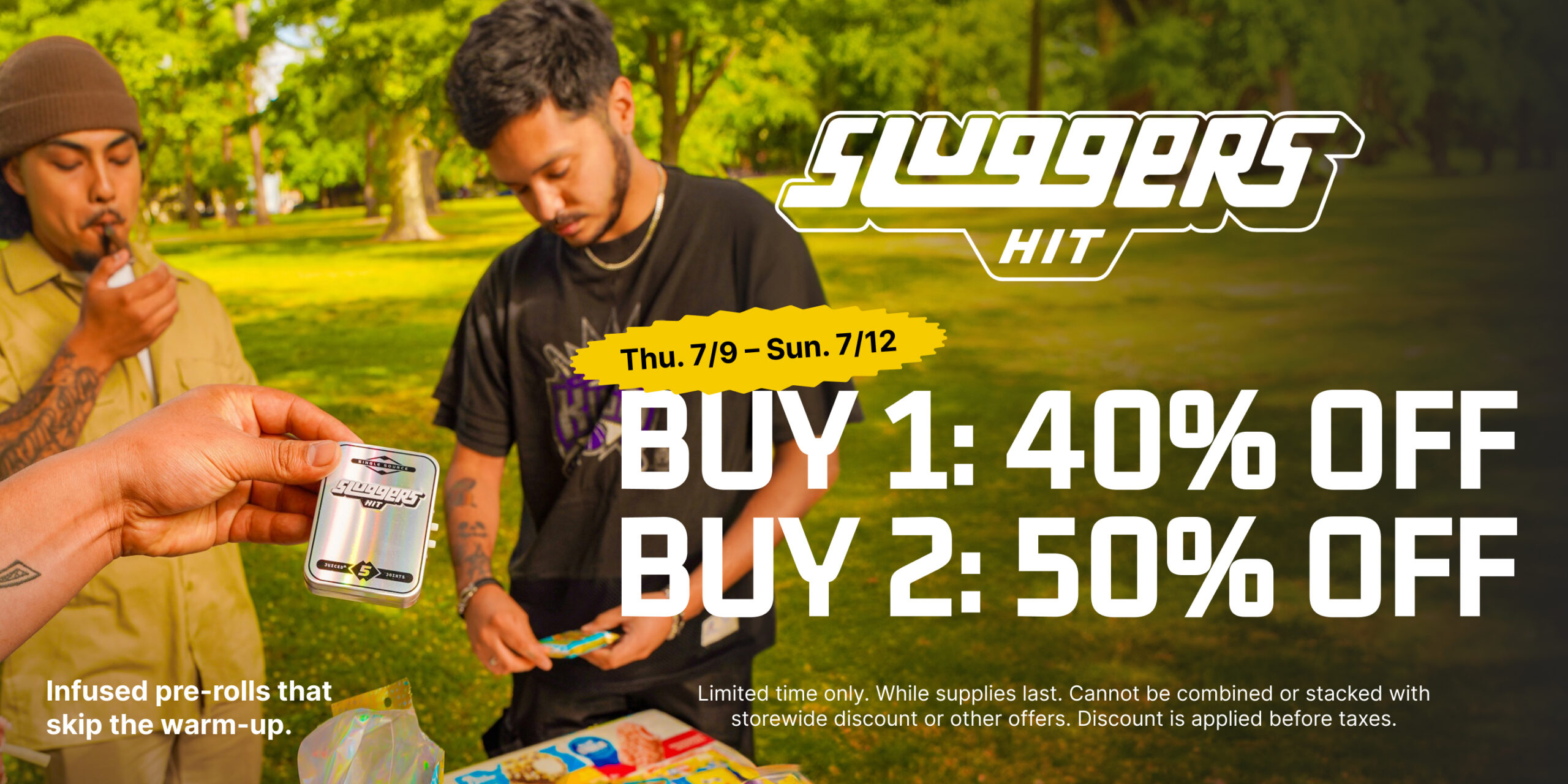 50% Off Sluggers