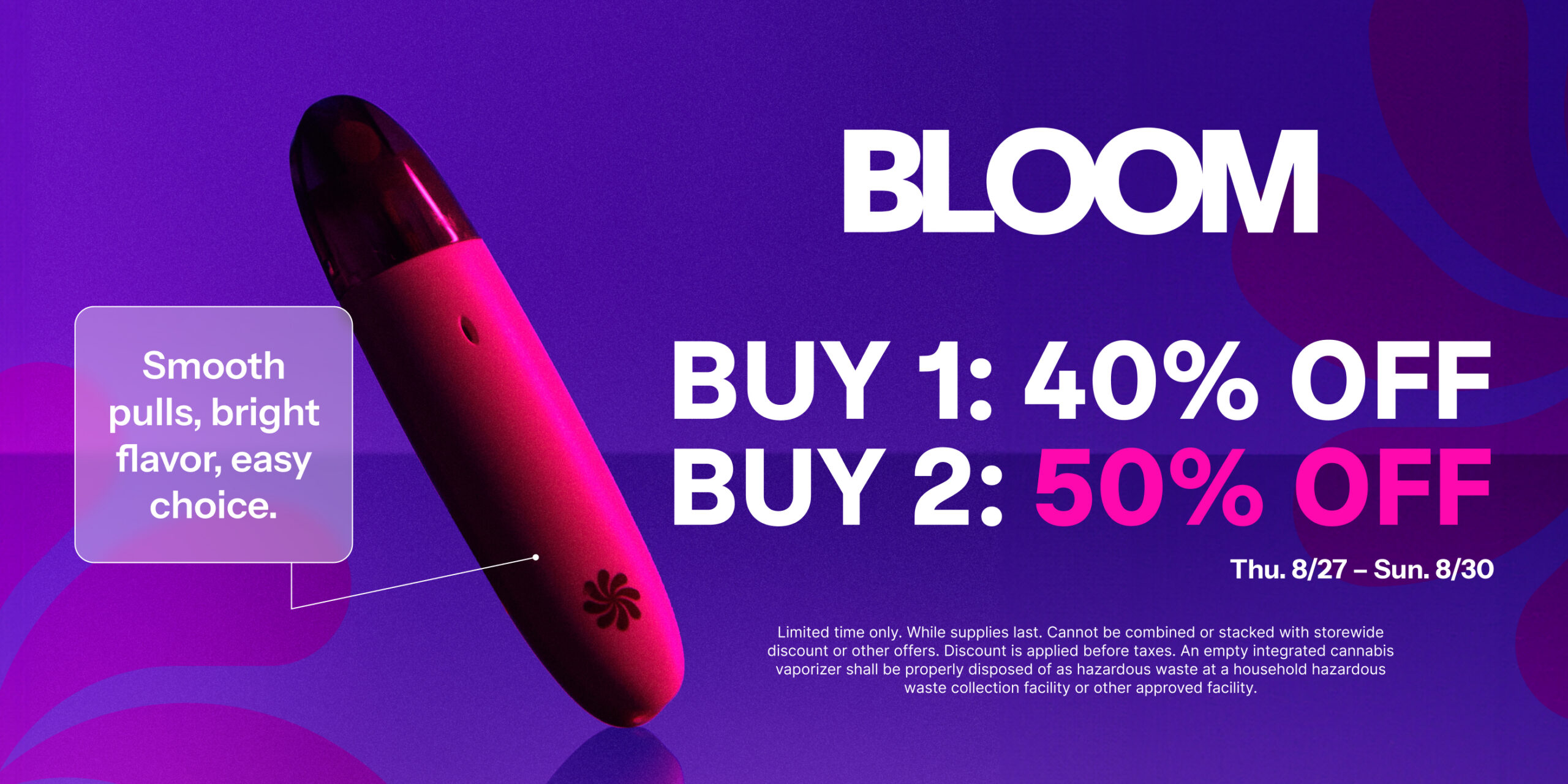 50% Off Bloom