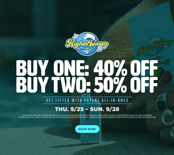 50% Off Higher Wavez