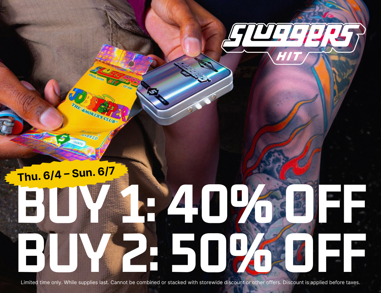 50% Off Sluggers