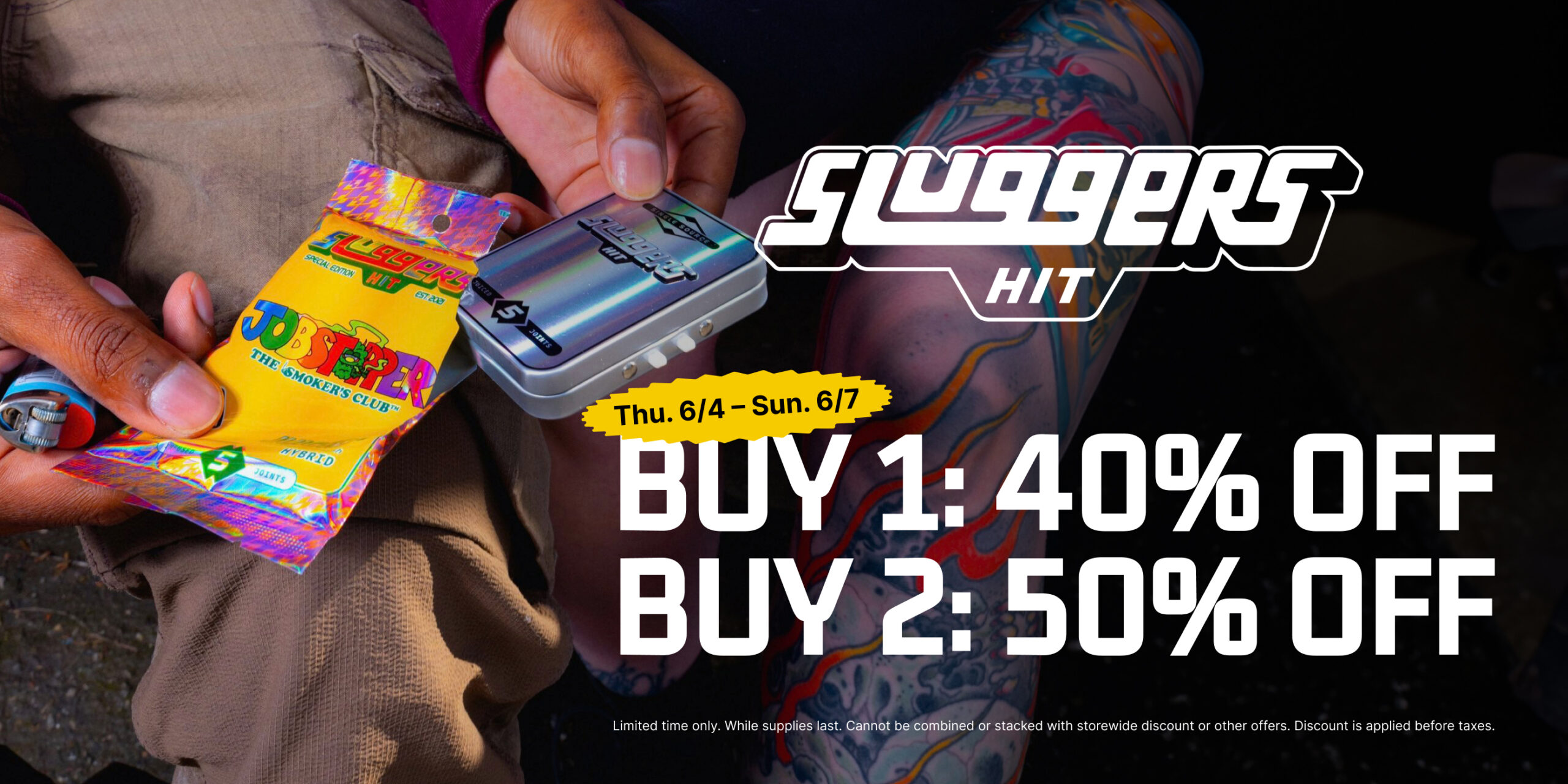 50% Off Sluggers