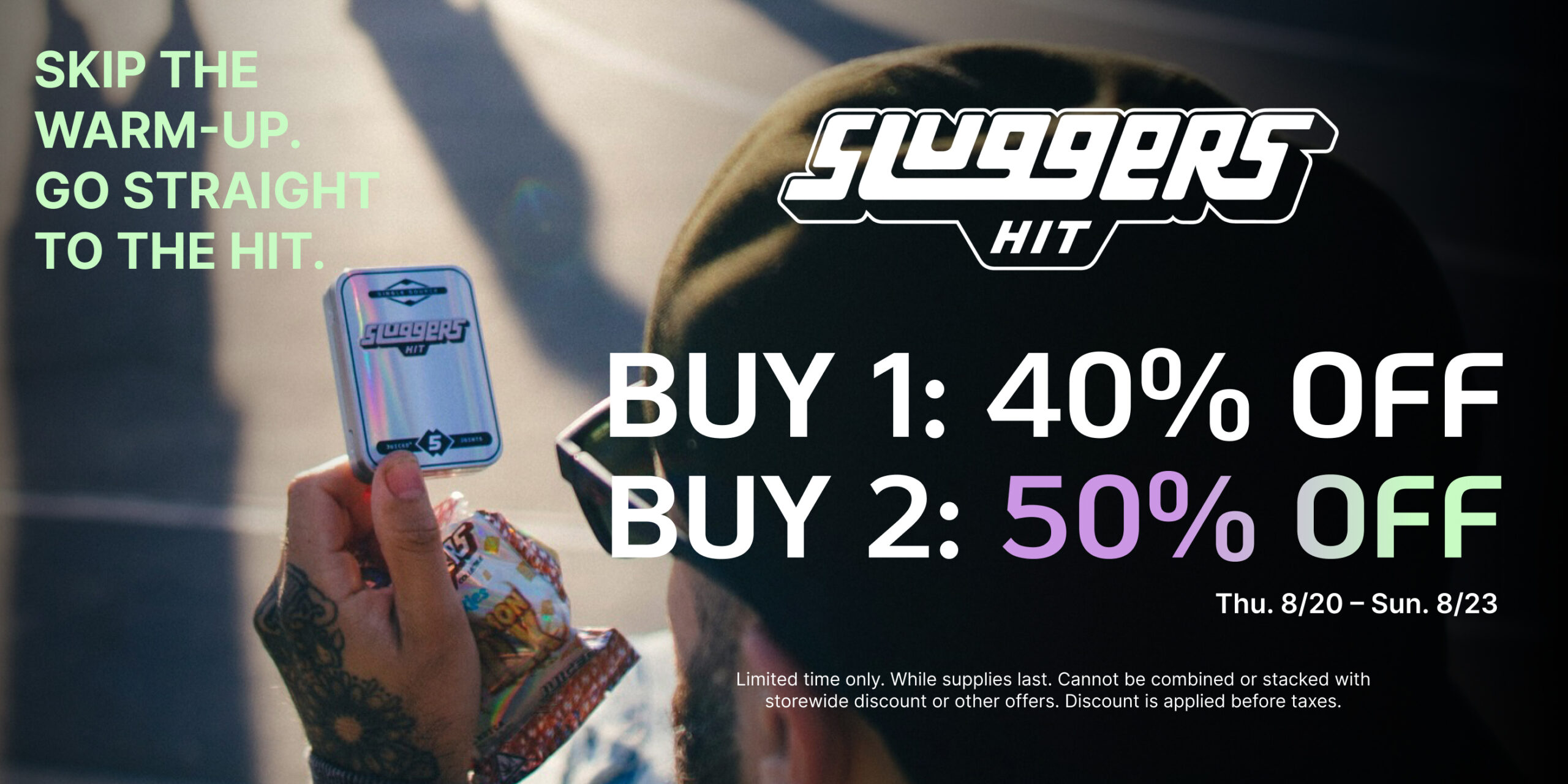 50% Off Sluggers