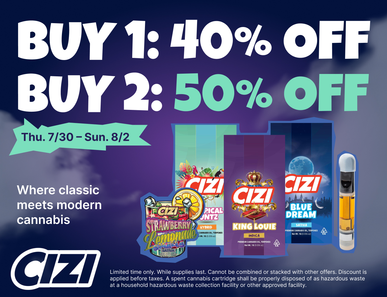 50% Off CIZI