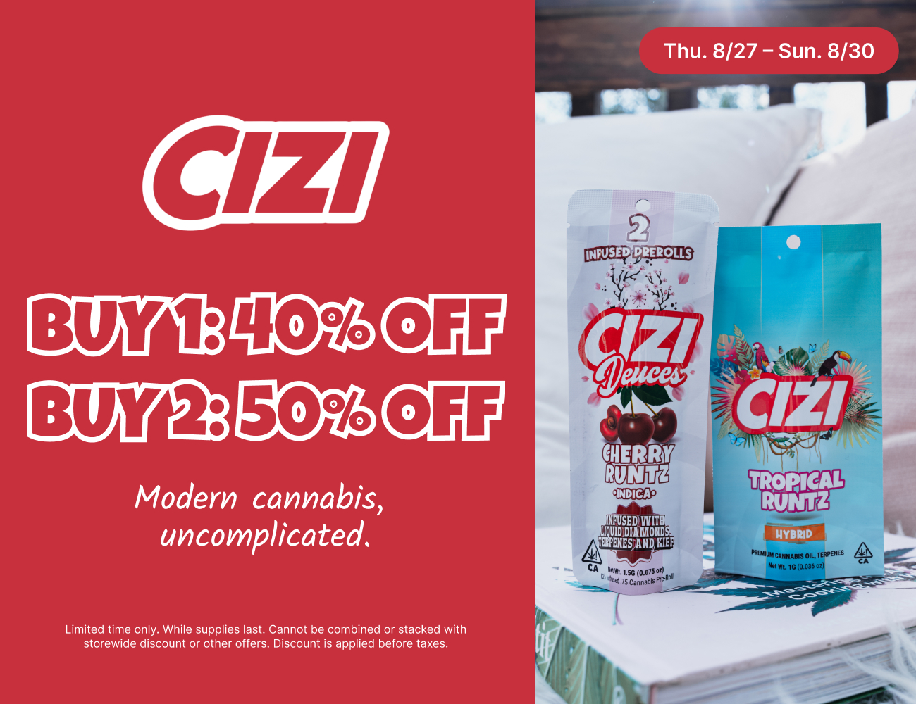 50% Off CIZI