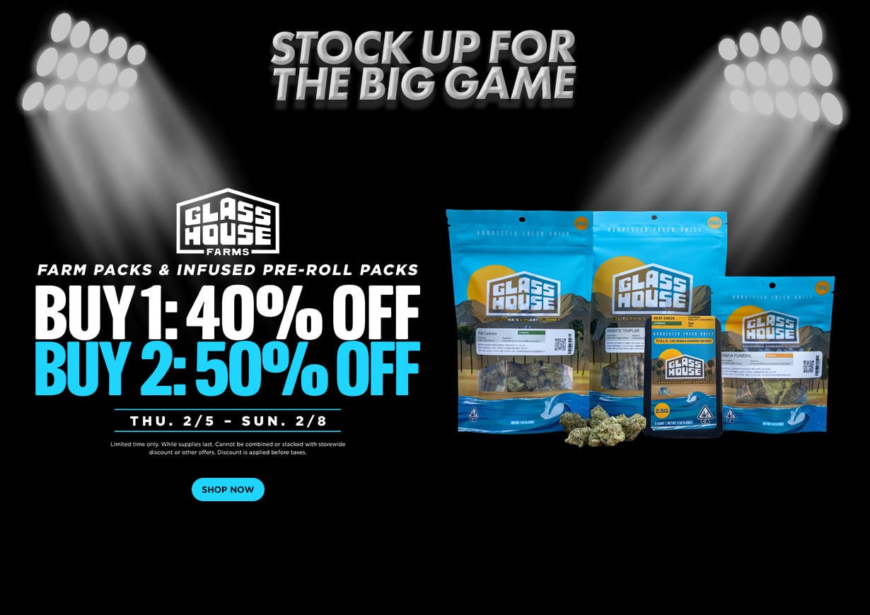 50% Off Glass House Farms Farm Packs