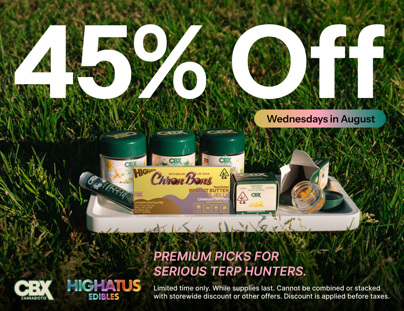 CBX & Highatus Wednesday 8.12