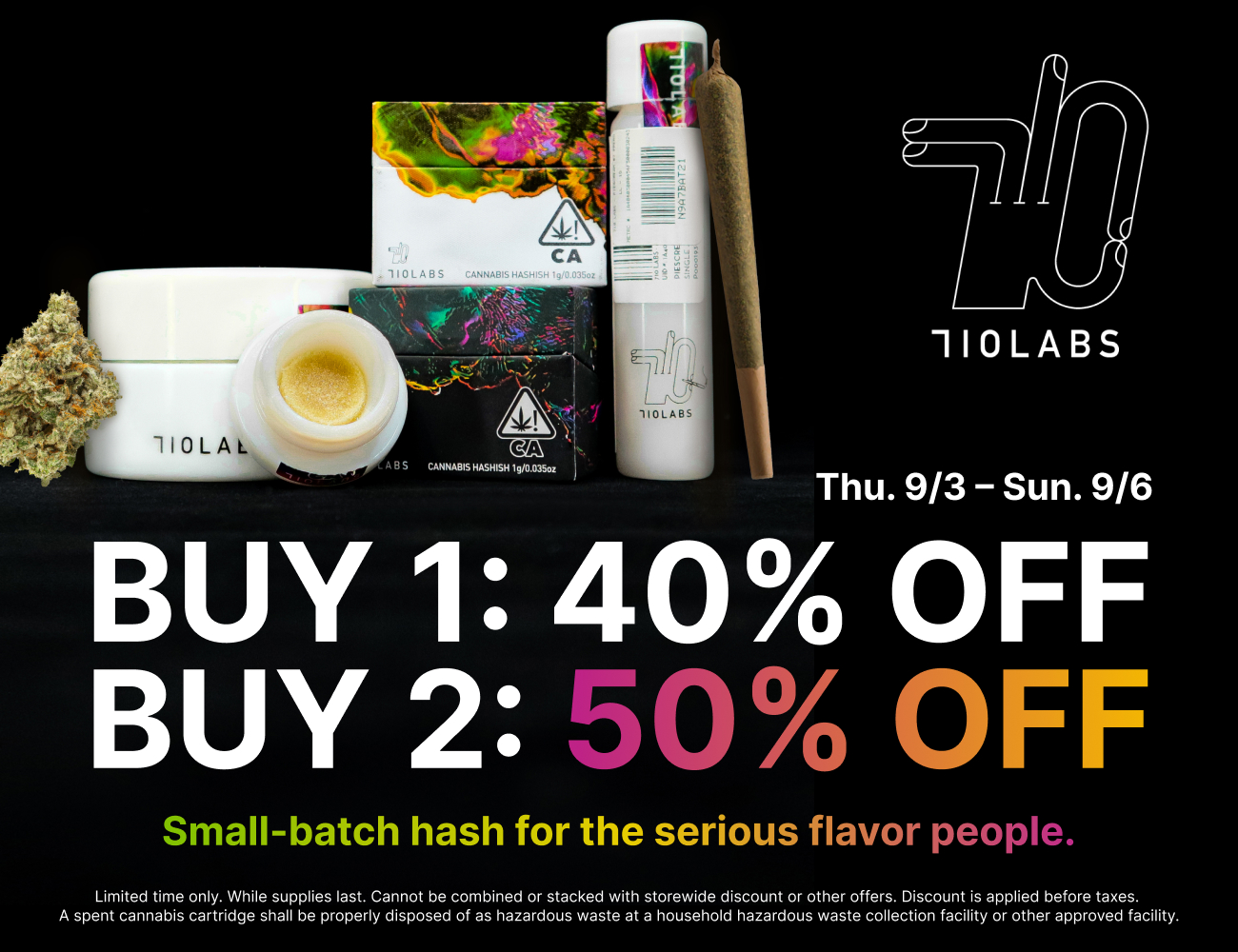 50% Off 710 Labs