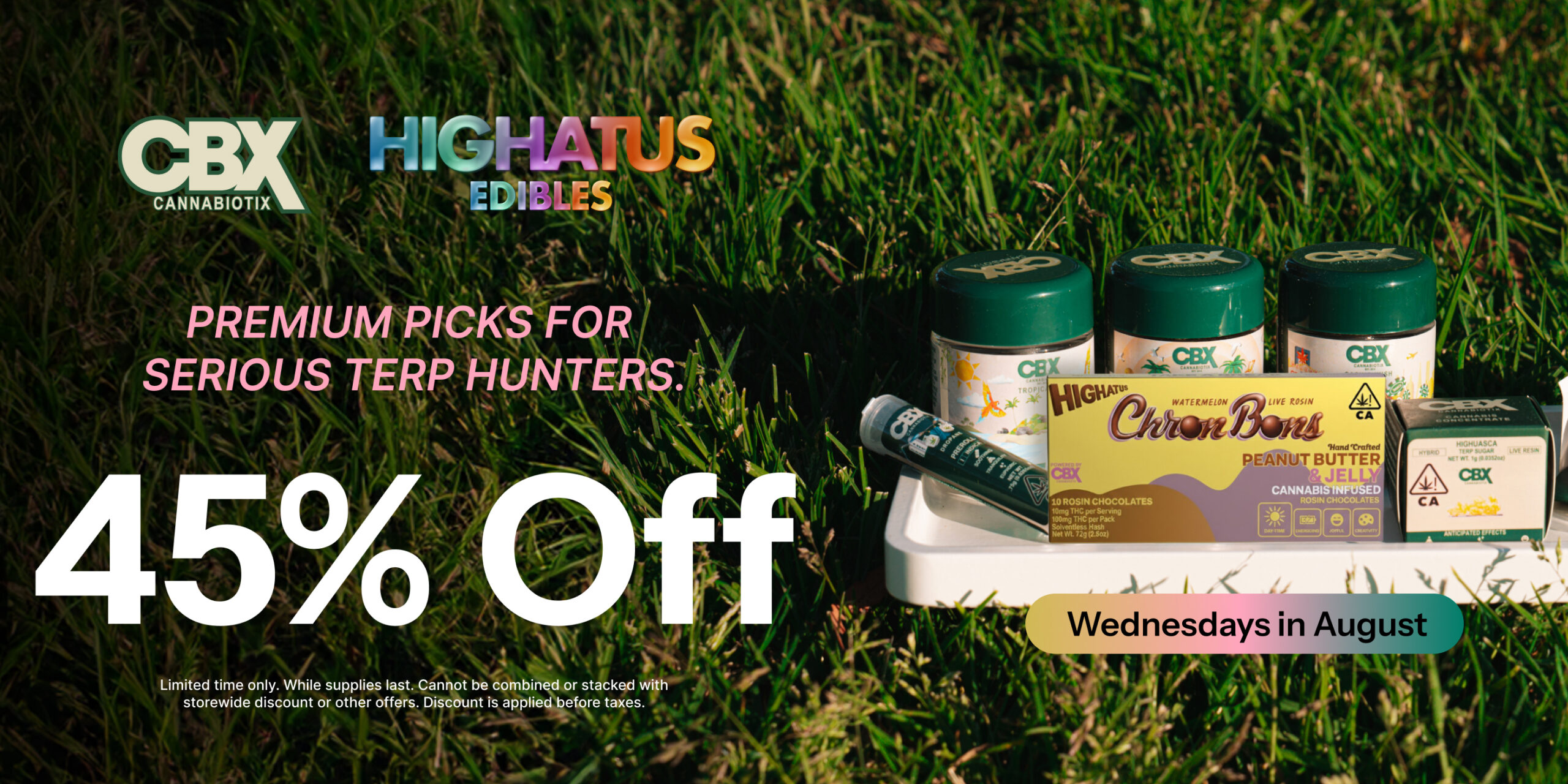 CBX & Highatus Wednesday 8.12