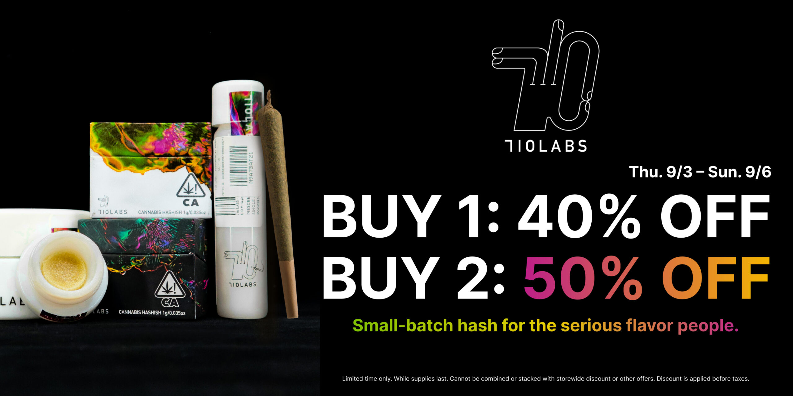 50% Off 710 Labs