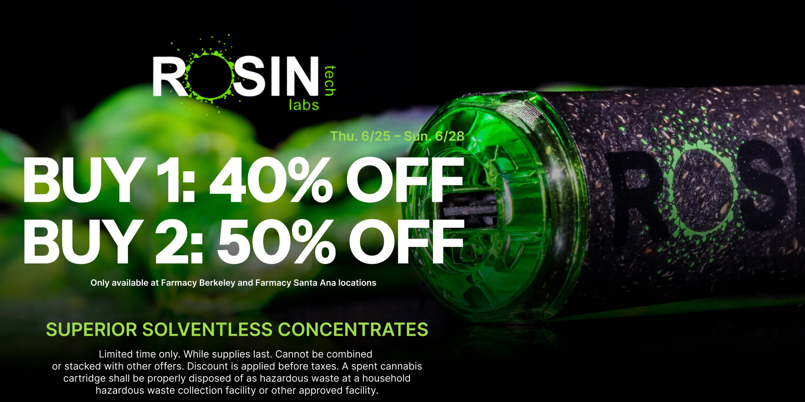 50% Off Rosin Tech Labs