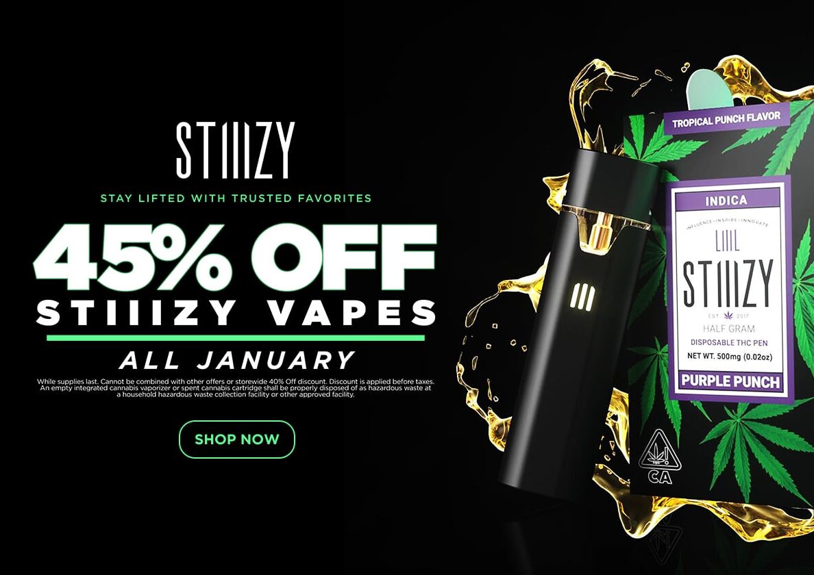 45% Off STIIIZY Vapes