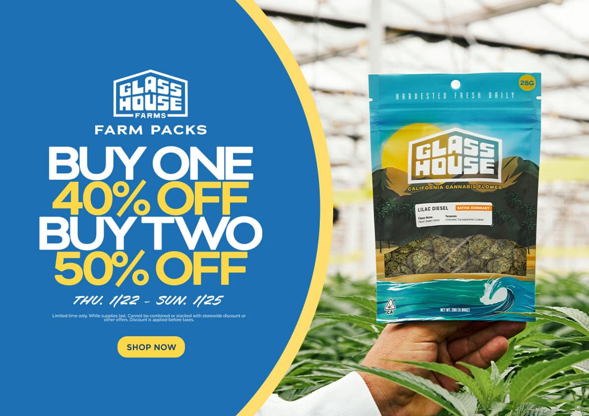50% Off Glass House Farms Farm Packs