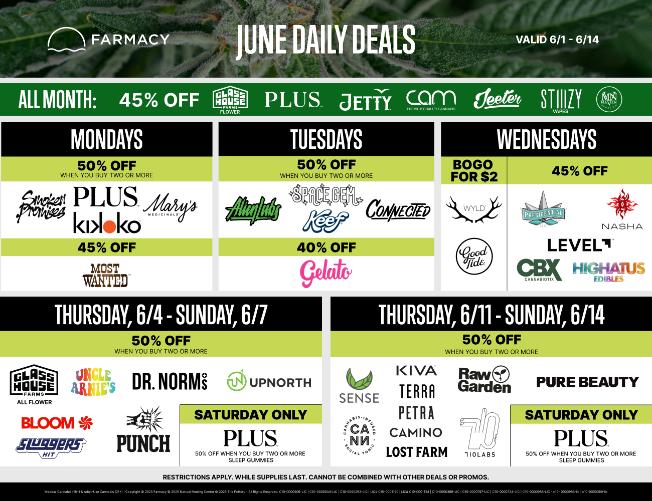 2 Week Promo Calendar