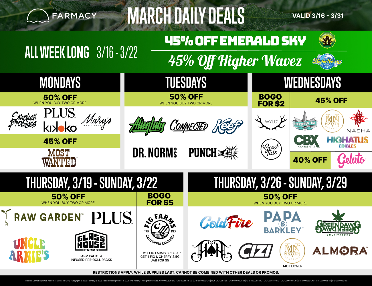 2 Week Promo Calendar