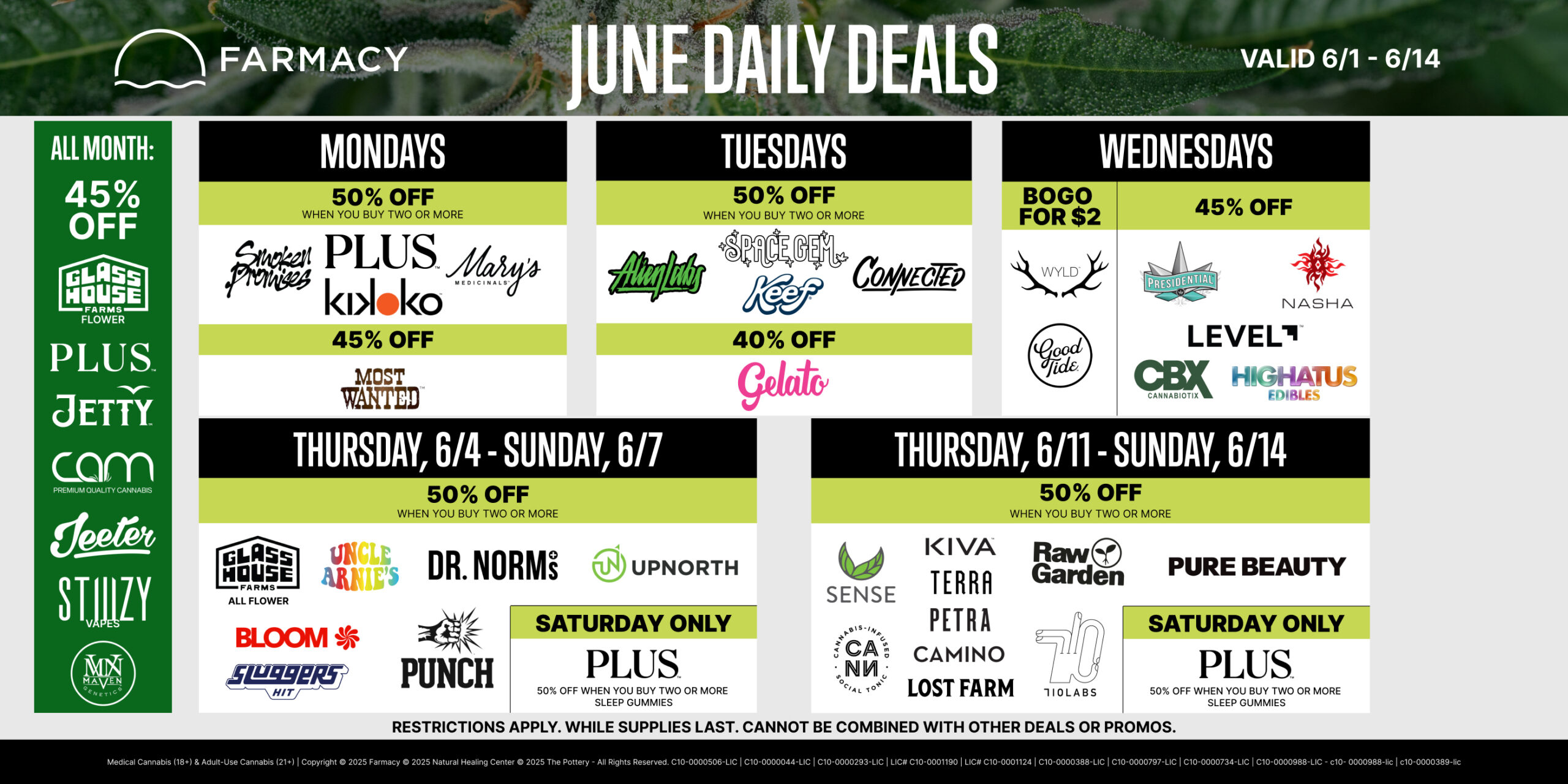 2 Week Promo Calendar