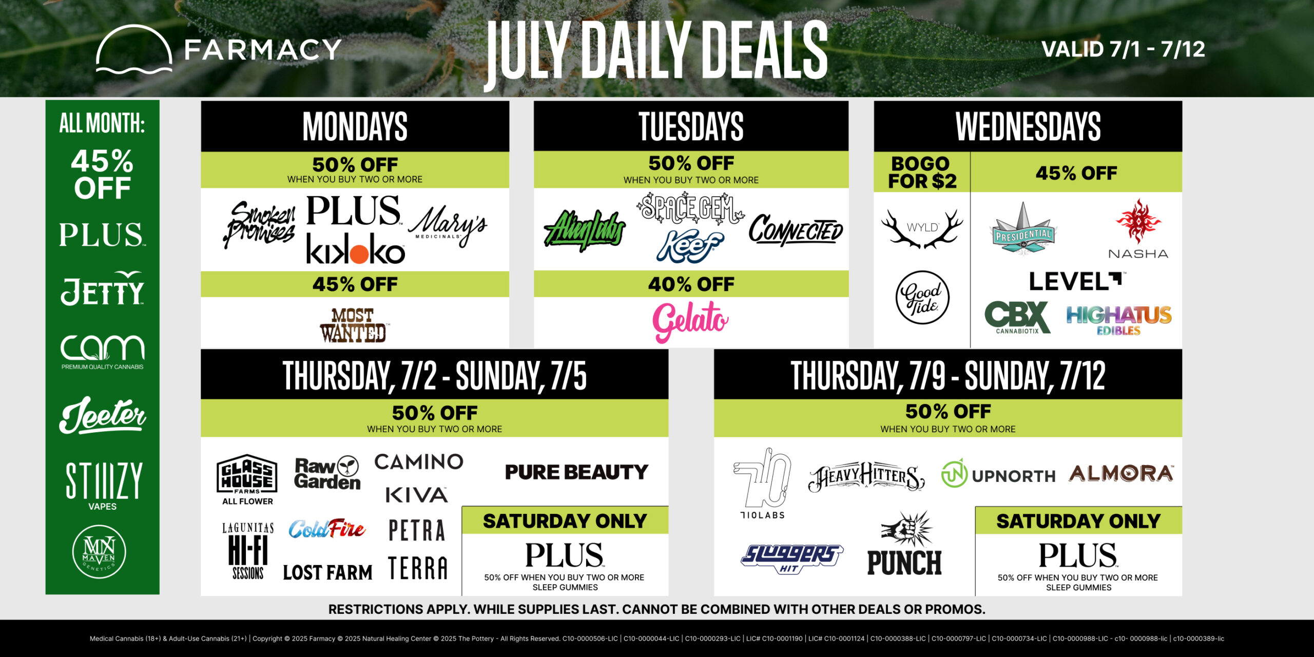 2 Week Promo Calendar