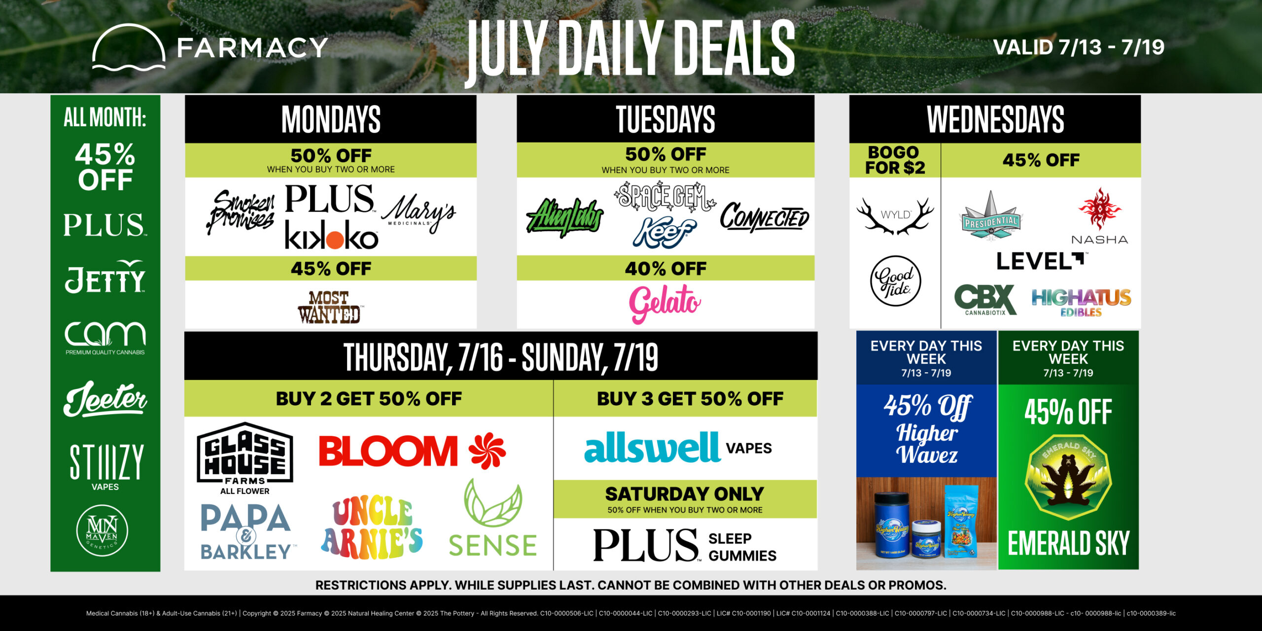 2 Week Promo Calendar