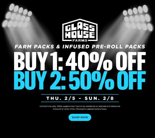50% Off Glass House Farms Farm Packs