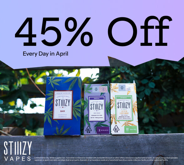 45% Off STIIIZY Vapes