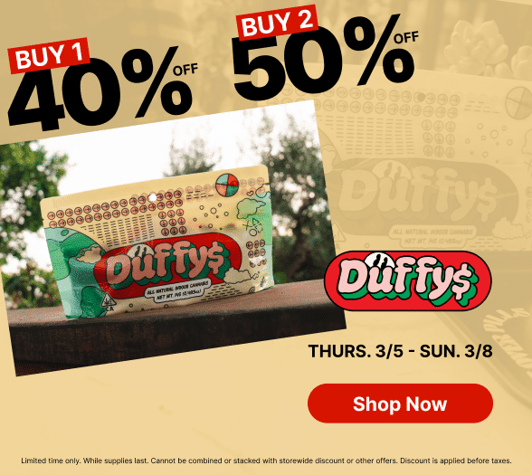 50% Off Duffy$