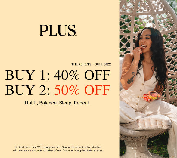 50% Off PLUS Products