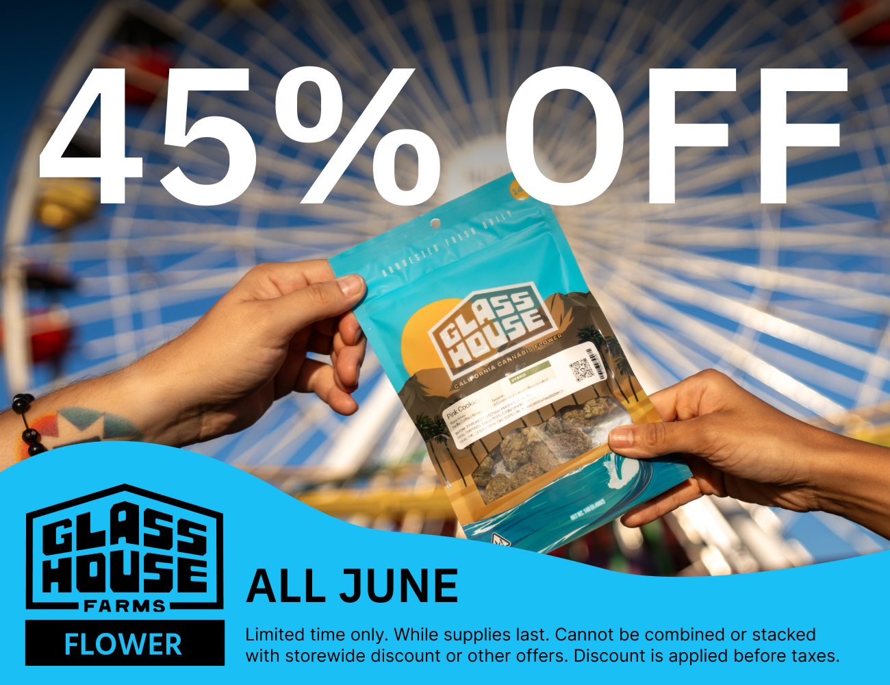 45% Off Glass House Farms Flower